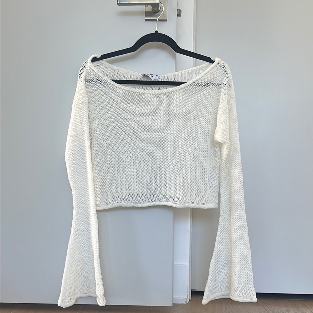 Princess Polly White Knit Sweater